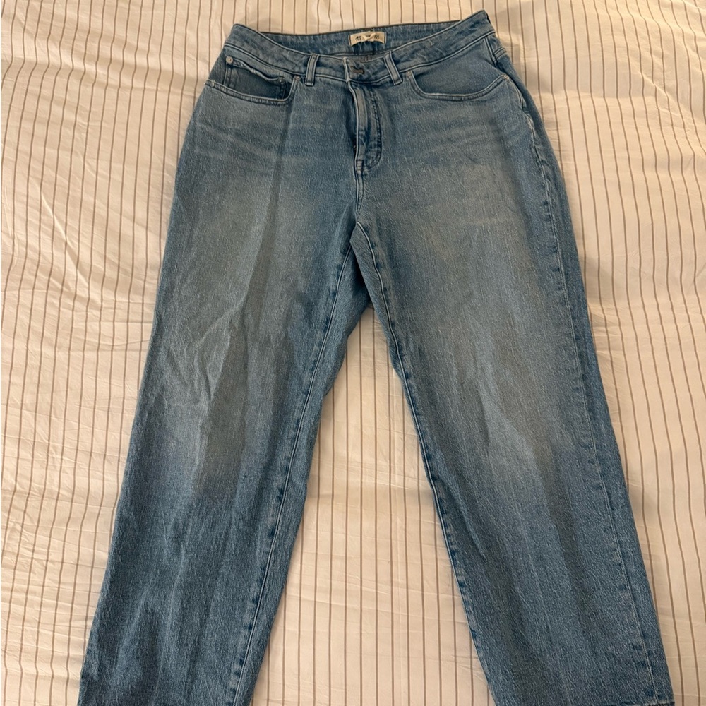 Madewell Curvy 90s Straight Blue Denim Jeans